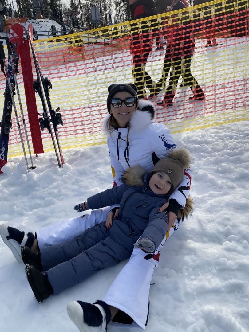 Анна Ризатдинова с сыном